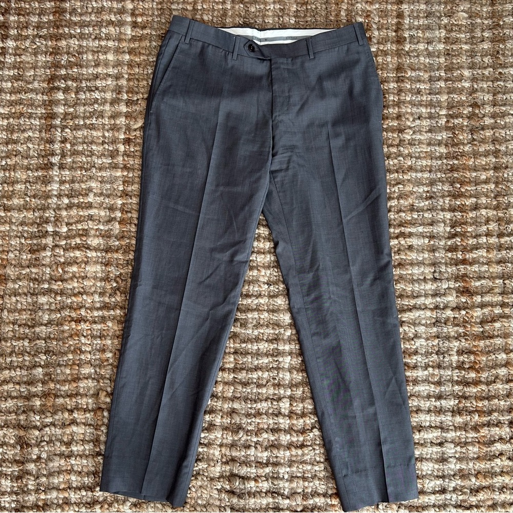 Canali Charcoal Dress Pants for Men-men’s size 34